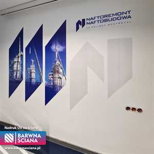 Druk ścienny w firmie