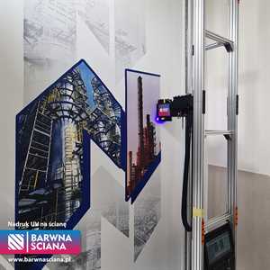 Druk ścienny w firmie