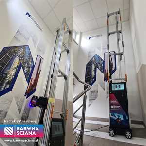 Druk ścienny w firmie