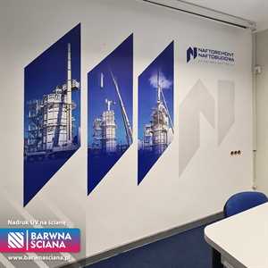 Druk ścienny w firmie