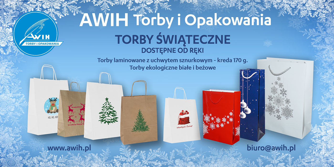 AWIH expander torby świąteczne