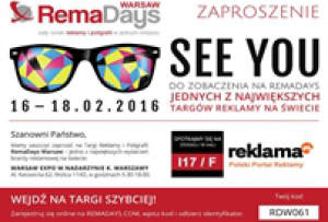 RemaDays 2016! Startujemy już dziś :)