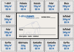 L-Shop-Team wprowadza KARTKI NA ODZIEŻ