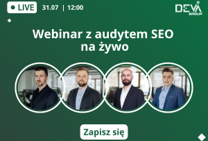Webinar z audytem SEO na żywo