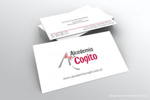Projekt wizytówki - Akademia Cogito