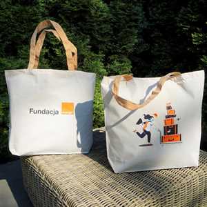 torby bawełniane z nadrukiem logo DTF