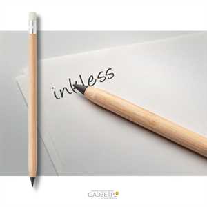 Długopis bambusowy bez tuszu DEK16 z logo