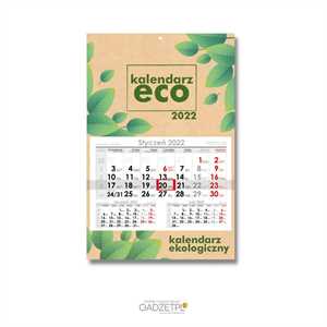 Kalendarz jednodzielny Eco z logo