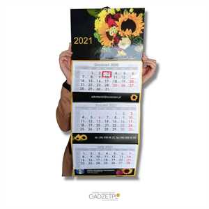 Kalendarz trójdzielny mini