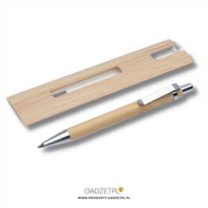 Ołówek długowieczny bambusowy z logo OZLO07