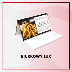 Kalendarz biurkowy lux