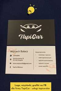 Logo, grafiki na social media i wizytówki dla TapiCar