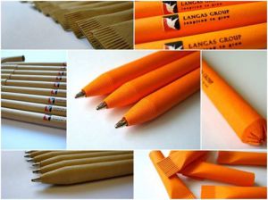 Kolorowe długopisy Eko