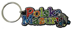 Brelok gumowy Polska Mazury