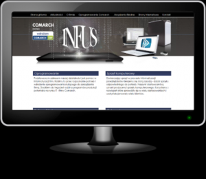 Strona internetowa serwisu komputerowego