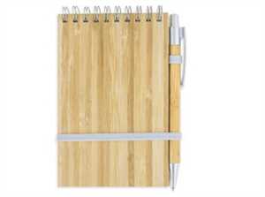  Notes z długopisem z bambusu