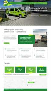 Strona internetowa dla  Parking Pyrzowice