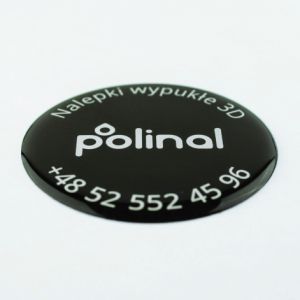 Nasze własne nalepki wypukłe 3D z logo POLINAL