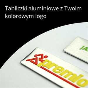 Tabliczki aluminiowe logo