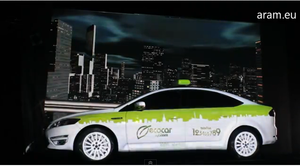 EcoWydarzenie Roku z mappingiem na samochodzie