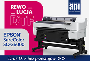 Epson SureColor SC-G6000 – nowy standard niezawodności w technologii DTF już dostępny w API.PL!