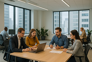 Jak przestrzeń biurowa wpływa na efektywność pracy zespołów projektowych?