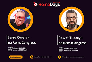 Jerzy Owsiak oraz Paweł Tkaczyk – wybitni prelegenci na RemaCongress 2025!