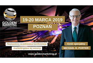 Michael E. Porter – twórca koncepcji 5 sił Portera – gościem Golden Marketing Conference