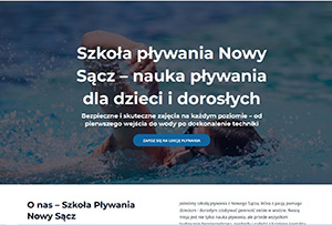 Nowa realizacja dbMind.pl – profesjonalna strona internetowa dla Szkoły Pływania Nowy Sącz – Aqua