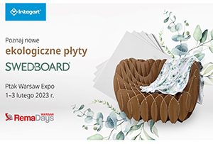 Nowość w ofercie Integart – ekologiczne płyty Swedboard® na targach RemaDays 2023