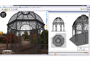 TopSolid Steel - program 3D do projektowania konstrukcji stalowych, ogrodzeń, schodów, balustrad