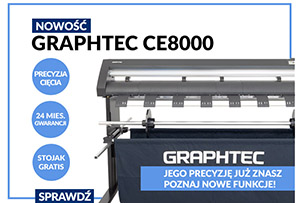 Uznana precyzja i nowe możliwości - Graphtec przedstawia CE8000