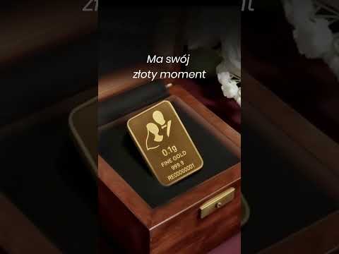 Pomysł z upominek - sztabka złota z grawerem
